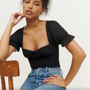 Elegant Black Women's Top